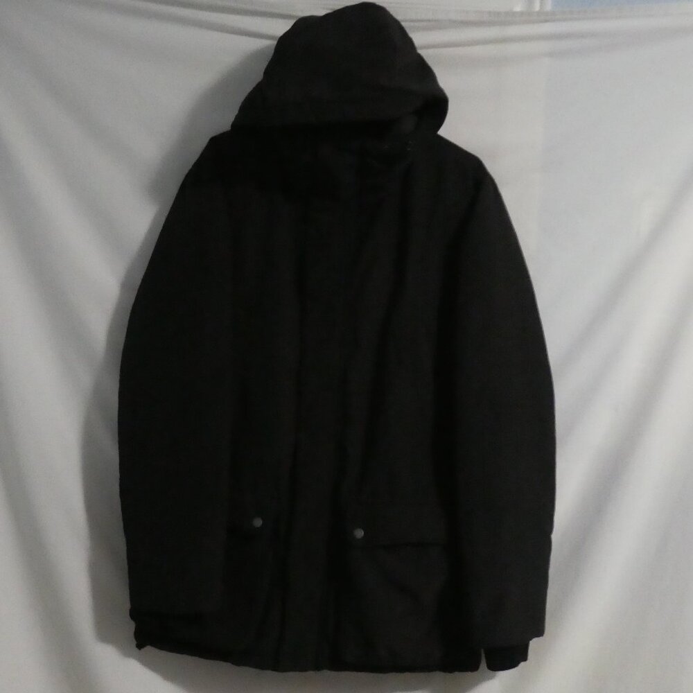 H&M - L.O.G.G - Label Of Graded Goods | medium | Black Hooded Winter Coat
